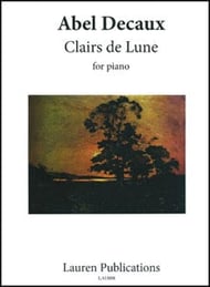 Clairs de Lune piano sheet music cover